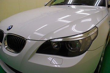 BMW 525i MSP (E60)のガラスコーティング　熊本県在住T様