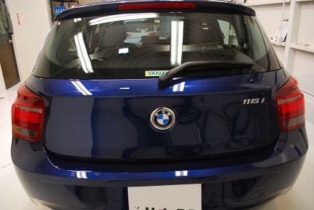 BMW 116i Sport　ボディ・ウィンド・ホイールコーティング　福岡市S様