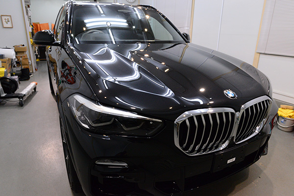 BMW X5G xDrived Msport 新車をガラスコーティング   福岡市の