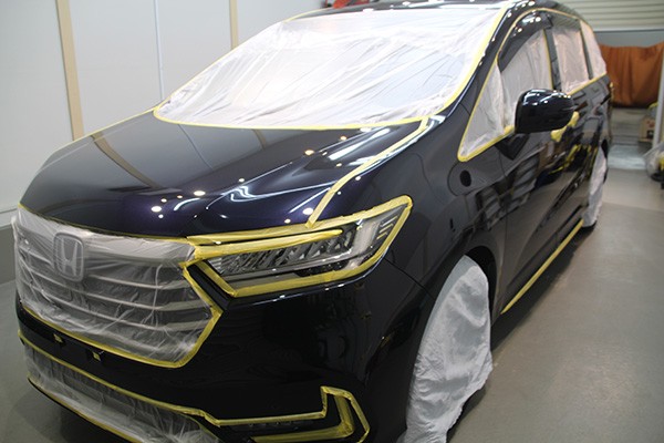 ホンダ オデッセイ e:HEV ABSOLUTE・EX　新車をガラスコーティングサムネイル